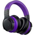 Cowin e7 mdpro violet casque sans fil bluetooth avec basses riches casque sans fil avec appels clairs ...