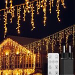 Cozy - guirlande lumineuse extérieur - rideau lumineux 10m 400 leds 8 modes blanc chaud Étanche décoration ... Cozy - guirlande lumineuse extérieur - rideau lumineux 10m 400 leds 8 modes blanc chaud Étanche décoration ...
