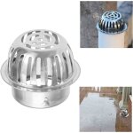Crapaudines pour gouttire grille anti - feuilles en acier inoxydable protection 100 mm contre les blocages ...