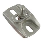 Crapaudine inox rglable pour portail battant