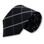 Cravate �cossaise grise