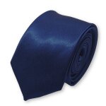 Cravate slim bleu - marine
