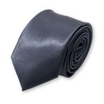 Cravate slim gris - anthracite
