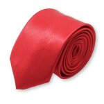 Cravate slim rouge