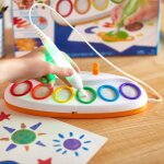 Crayola color wonder pinceau lumineux magique avec accessoires