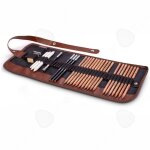 Crayons 20 x 17 cm 29 pièces papier professionnel crayons et outils pratiques coffret de croquis pour ... Crayons 20 x 17 cm 29 pièces papier professionnel crayons et outils pratiques coffret de croquis pour ...