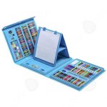 Crayons de couleur 208 couleurs 326 x 277 x 6 cm coffret cadeau de pinceaux pour enfants contient des ...