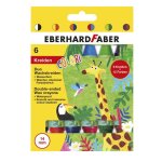 Crayon de couleur - eberhard faber - 524098 - lot de 6 - r�sistants � leau - ergonomiques