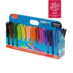 Crayons de couleurs - maped - infinity - 144 crayons - 100% mine - z�ro d�chet