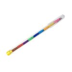 Crayon de couleur pousse mine 10 couleurs dans un crayon