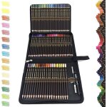 Crayons de couleur professionnel 72 dessin crayon de bois set pr� - aiguis�s