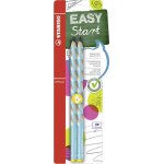 Crayon graphite - mine stabilo - b - 49825 - 5 - easygraph crayon pour gaucher 2 pieces bleu