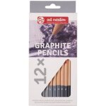 Lot de 12 crayons graphite royal talens assortiment de mines
