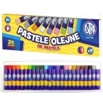 Crayons pastels � lhuile astra 24 couleurs as313112002