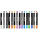 Crayon  paupires waterproof 15 couleurs scintillant longue tenue