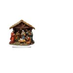 Crche de nol lumineuse avec 7 santons rsine h20cm 1 led lights christmas label Crche de nol lumineuse avec 7 santons rsine h20cm 1 led lights christmas label