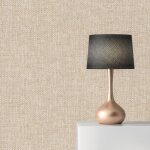 A. s. cr�ation vinyle expans� natural textiles papier peint uni 1005 m x 053 m marron blanc 915061 9150 ...