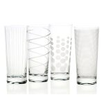 Creative tops - 5159317 - mikasa cheers crystal highball lot de 4 verres � eau multicolore