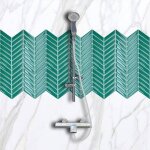 Credence adhesive cuisine stickers carrelage pour salle de bain imperm�able carrelage adhesif carreaux ...