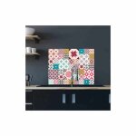 Cr�dence crazycolor adh�sive autocollant sticker - fond de hotte - 90 x 70 cm