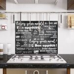 Crdence enjoy adhsive autocollant sticker - fond de hotte - 90 x 70 cm