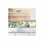 Crdence vegetal adhsive autocollant sticker - fond de hotte - 120 x 25 cm