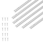 Cr�maill�re d�tag�re - duoku - 1846 mm - acier robuste - lot de 20 - argent brillant