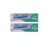 Crme adhsive - fixodent - pro soin neutre - 2 x 47 g - antibactrien - confort optimal
