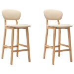 (crème)lot de 2 tabourets de comptoir - signor - jusquà 120 kg crème tissu - meubles de cuisine 962288 ... (crème)lot de 2 tabourets de comptoir - signor - jusquà 120 kg crème tissu - meubles de cuisine 962288 ...