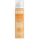 Crme solaire visage - agrado - mousse 50 + - rsistante  leau - hydratante - texture lgre 75 ml