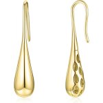 Créoles Épaisses en or pour femme - légères gouttes deau - avec boîte cadeau Créoles Épaisses en or pour femme - légères gouttes deau - avec boîte cadeau