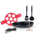 Crpire - arthur martin am5563 6 pices - 28 cm - aluminium - poigne amovible - tous feux dont induction ...