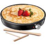 Crêpière électrique Ø30cm appareil à crêpes sucrées pancakes burritos & taccos et galettes salées plaque ... Crêpière électrique Ø30cm appareil à crêpes sucrées pancakes burritos & taccos et galettes salées plaque ...