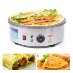 Crpire lectrique 45cm - machine  crpes 3kw - machine crpe maker en fonte - avec spatule largisseur ...