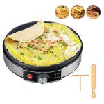 Crpire lectrique appareil  crpes sucres et galettes sales plaque de cuisson diamtre de 30 cm ...