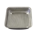 Crible acier inoxydable 08mm pour moulin grain lectrique pour crales mistral 50l - river systems gris ...