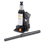 Cric bouteille hydraulique 2t v�rin de levage avec fonction descente lente 158 - 308 mm