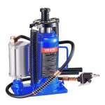 Cric bouteille hydraulique pneumatique - vevor - capacit 20 t - plage de levage 260 - 495 mm - avec ...