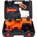 Cric lectrique pour voiture - duoku - 5 t / 11023 lbs - lvateur hydraulique avec gonfleur et lumire ...
