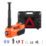 Cric �lectrique pour voitures - duoku - 5 t - cric de levage r�glable avec gonfleur int�gr� - outil d�monte ...