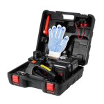 Cric Électrique pour voiture - duoku - 5 tonnes / 11 000 lb - kit portable avec gonfleur intégré - cric ... Cric Électrique pour voiture - duoku - 5 tonnes / 11 000 lb - kit portable avec gonfleur intégré - cric ...