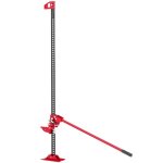 Cric farm jack tout - terrain atv 4x4 - homcom - charge max. 3000 kg - hauteur de levage 11 - 135 cm ...