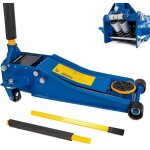 Cric hydraulique professionnel  profile bas 4 tonnes haut. de levage 50cm leve rapide systme  double ...