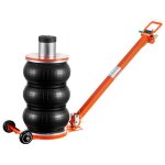 Cric pneumatique 5 tonnes - vevor - cric de levage pneumatique avec colonne surleve et poigne rglable ...