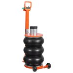 Cric pneumatique - duoku - 5 tonnes - avec colonne surleve et poigne rglable - gain de place - pour ...