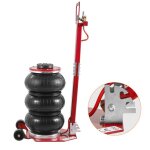 Cric pneumatique triple sac - duoku - 3 tonnes - six tubes en acier - cric pneumatique rapide 3 - 5s ...