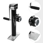 Cric pour remorque de voiture 1t - vrin manuel - support de remorque - outils de levage - cric de voiture ...