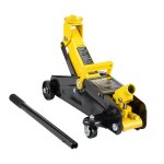 Cric rouleur 2 tonnes - vevor - cric de plancher hydraulique  profil bas - hauteur de levage 1252 - ...