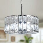 Cristal lustre suspension plafonnier lampes de plafond cuisine salon