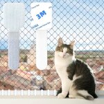 Crochet adh�sif pour filet de protection - sightmark - 60 pi�ces - 30x90 mm - blanc - aucun per�age requis ...